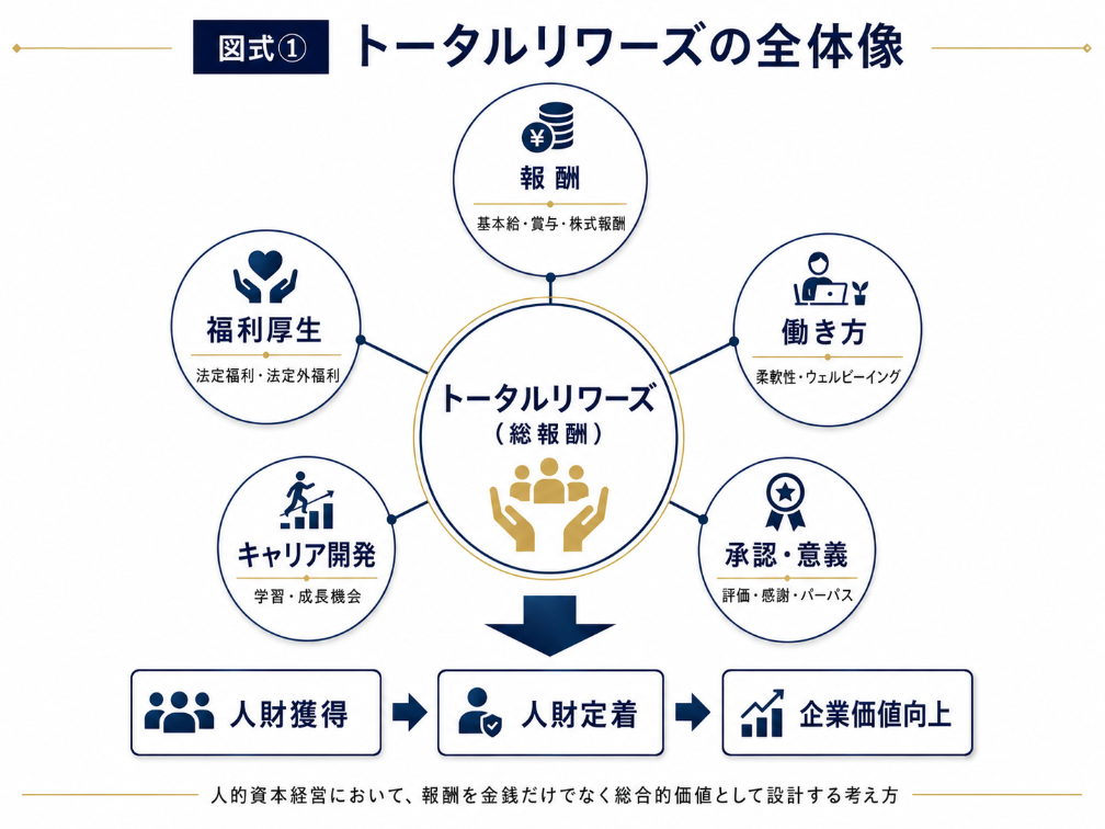 トータルリワーズとは？人的資本経営を支える報酬戦略とグローバル人事｜日立最新事例も解説
